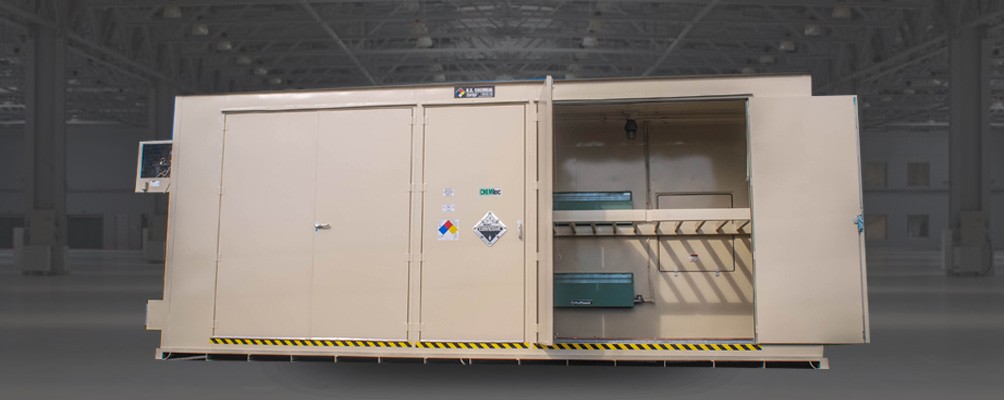 Pallet and Tote Storage Building with Tote & Pallet Rack