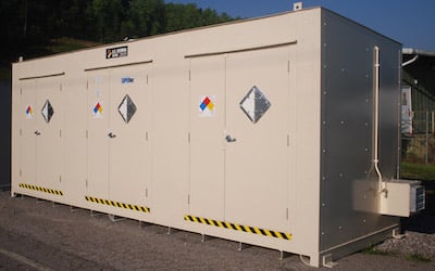 Storage unit for acetophenone