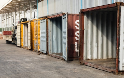 Military chemical storage container