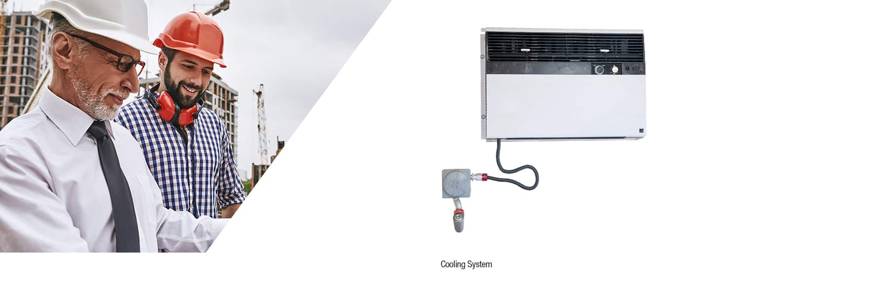 Cooling system for chemical storage units