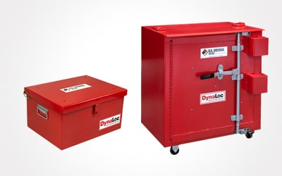 Explosive magazine storage unit for chemicals