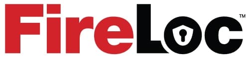 FireLoc flammable liquid storage building logo