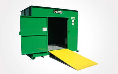 Chemical storage container - safety accessories