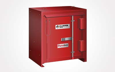 Storage unit for hazardous materials