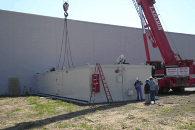 Chemical Storage Building Installation U.S. Chemical Storage