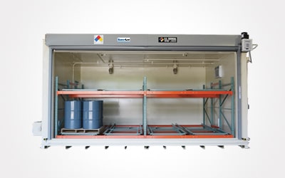 U.S. Chemical Storage general pallet storage building.