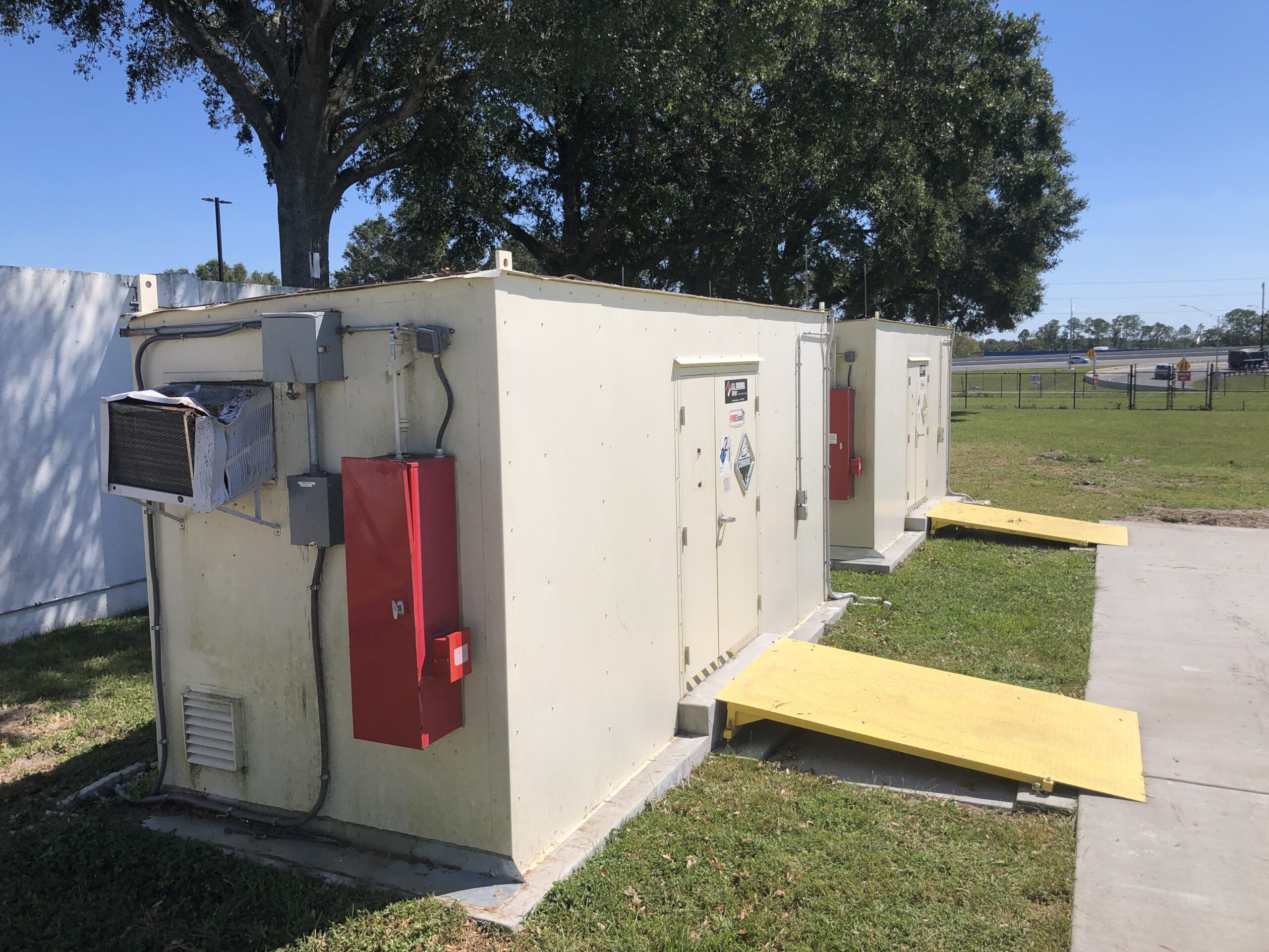 Image of two US Chemical Storage rental buildings in Florida